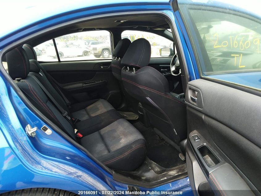 2015 Subaru Impreza Wrx VIN: JF1VA1D66F9822965 Lot: 20166091