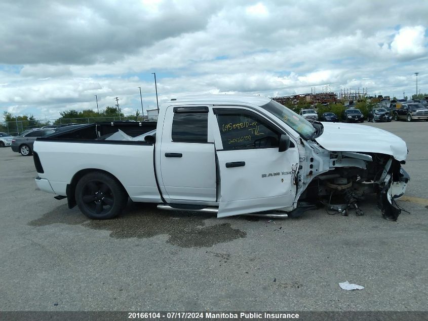 2012 Dodge Ram 1500 St VIN: 1C6RD7FT1CS321762 Lot: 20166104