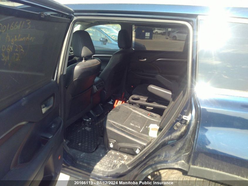 2014 Toyota Highlander Hybrid Limited VIN: 5TDDCRFH1ES006422 Lot: 20166113