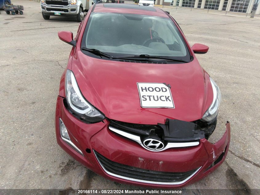 2016 Hyundai Elantra Se VIN: KMHDH4AE5GU538624 Lot: 20166114