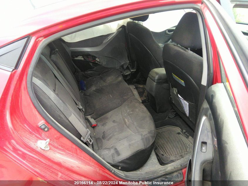 2016 Hyundai Elantra Se VIN: KMHDH4AE5GU538624 Lot: 20166114