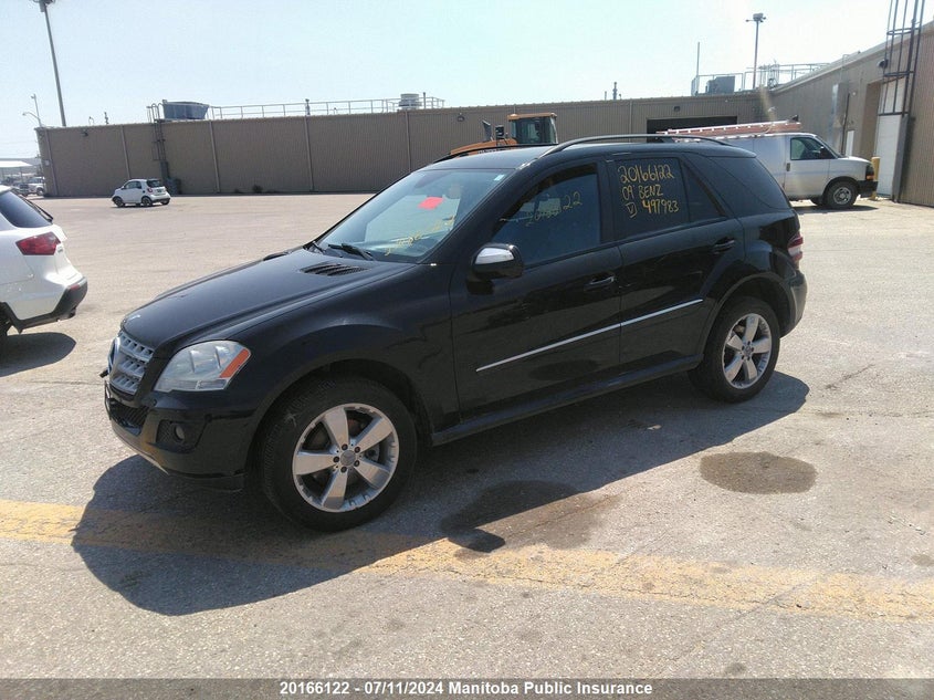 2009 Mercedes Benz Ml350 VIN: 4JGBB86E69A497983 Lot: 20166122