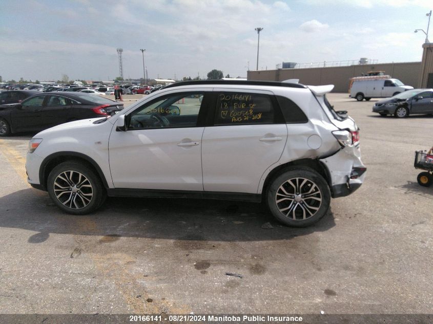 2018 Mitsubishi Rvr Se VIN: JA4AJ4AW2JZ600568 Lot: 20166141