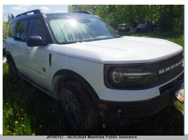 2022 Ford Bronco Sport Badlands VIN: 3FMCR9D91NRD86995 Lot: 20166153