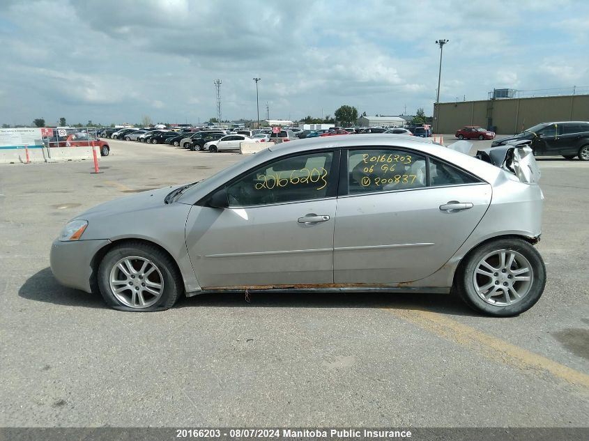 2006 Pontiac G6 VIN: 1G2ZG558664200837 Lot: 20166203