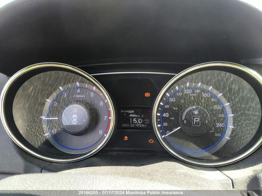 2013 Hyundai Sonata Limited VIN: 5NPEC4AC2DH601707 Lot: 20166205