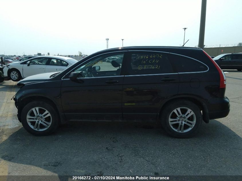 2010 Honda Cr-V Ex VIN: 5J6RE4H53AL817621 Lot: 20166272
