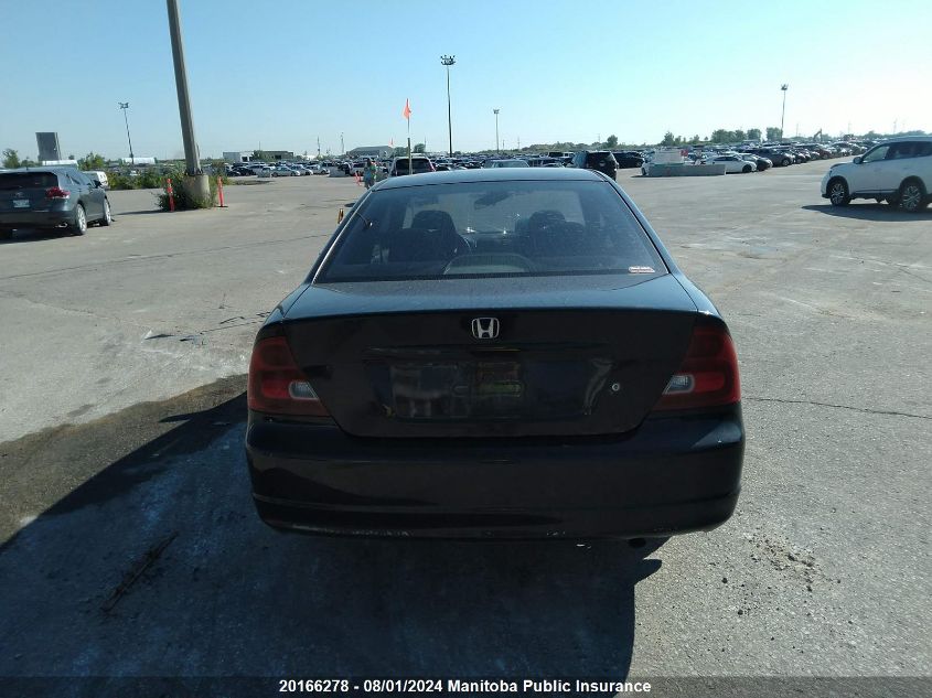 2003 Honda Civic Si VIN: 1HGEM22973L802972 Lot: 20166278