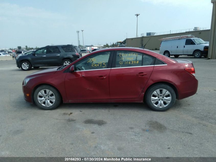 2014 Chevrolet Cruze Lt Turbo VIN: 1G1PC5SB9E7126348 Lot: 20166293