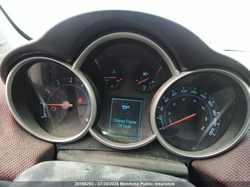 2014 Chevrolet Cruze Lt Turbo VIN: 1G1PC5SB9E7126348 Lot: 20166293