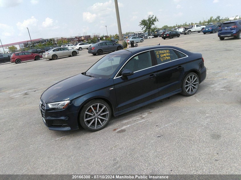 2017 Audi A3 2.0T Quattro VIN: WAUK8GFF0H1071904 Lot: 20166300