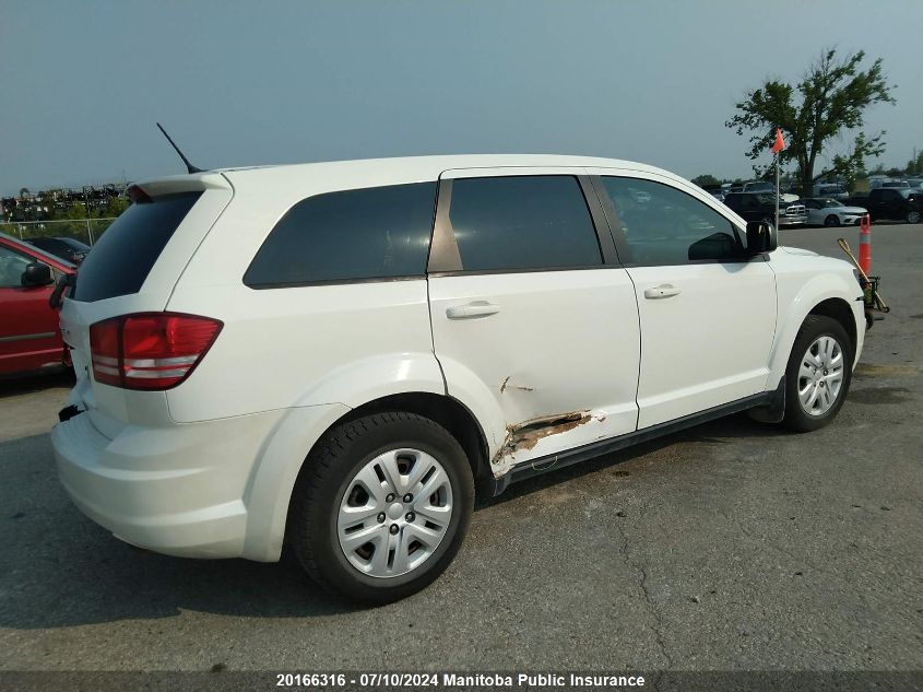 2015 Dodge Journey Se VIN: 3C4PDCAB2FT514383 Lot: 20166316