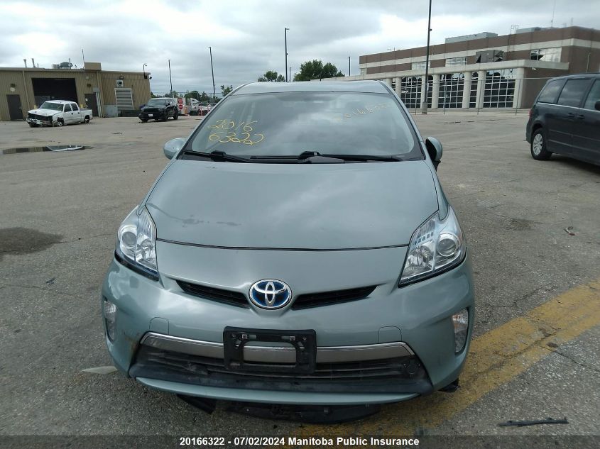2014 Toyota Prius Plug-In VIN: JTDKN3DP5E3062065 Lot: 20166322
