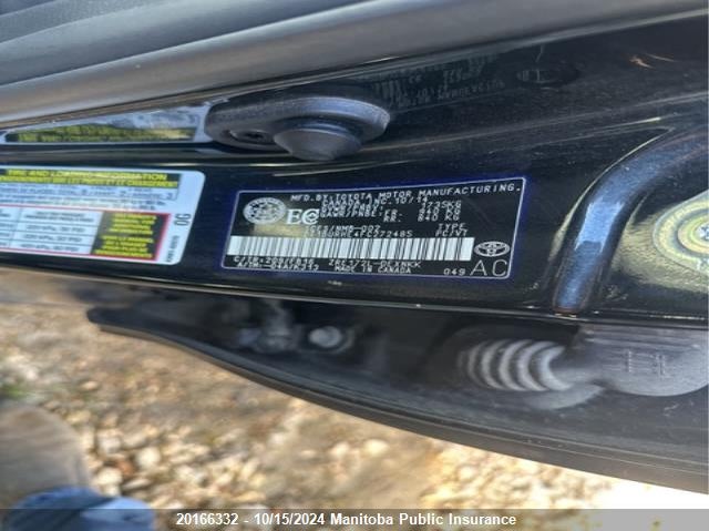 2015 Toyota Corolla Le VIN: 2T1BURHE4FC272485 Lot: 20166332