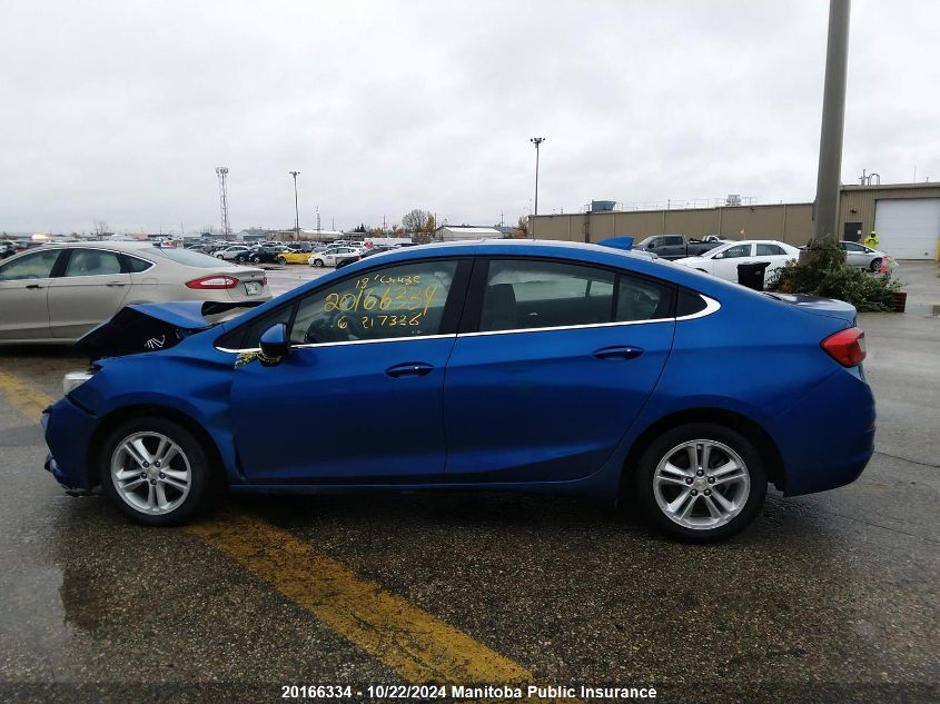 2018 Chevrolet Cruze Lt Turbo VIN: 1G1BE5SM9J7217328 Lot: 20166334