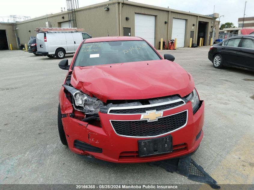 2014 Chevrolet Cruze Ls VIN: 1G1PL5SH4E7165899 Lot: 20166368