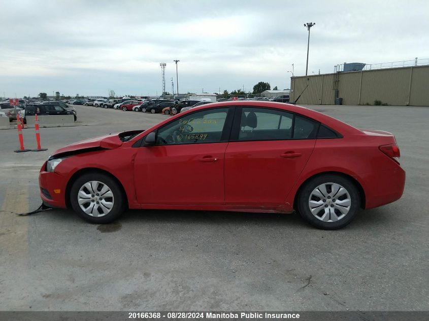 2014 Chevrolet Cruze Ls VIN: 1G1PL5SH4E7165899 Lot: 20166368