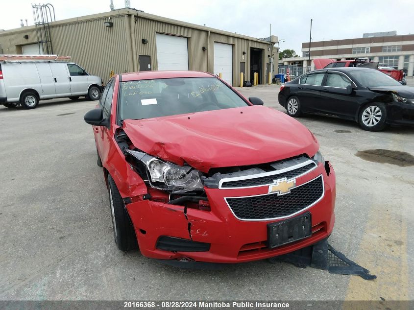 2014 Chevrolet Cruze Ls VIN: 1G1PL5SH4E7165899 Lot: 20166368