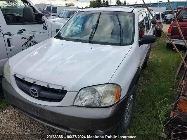 2002 Mazda Tribute Lx V6 VIN: 4F2CU08142KM53883 Lot: 20166388