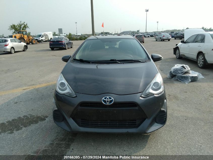 2016 Toyota Prius C VIN: JTDKDTB3XG1125436 Lot: 20166395