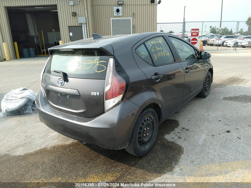 2016 Toyota Prius C VIN: JTDKDTB3XG1125436 Lot: 20166395