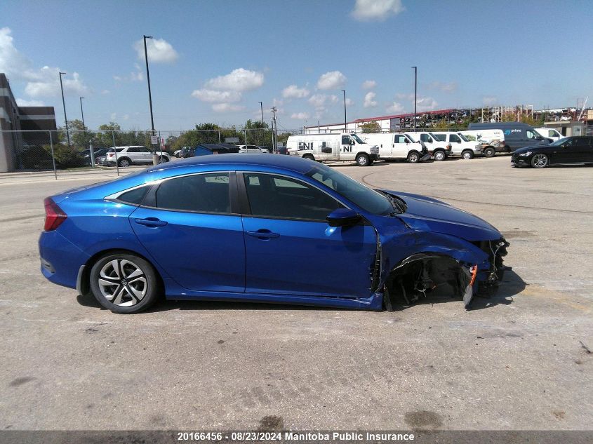 2018 Honda Civic Lx VIN: 2HGFC2F5XJH013448 Lot: 20166456