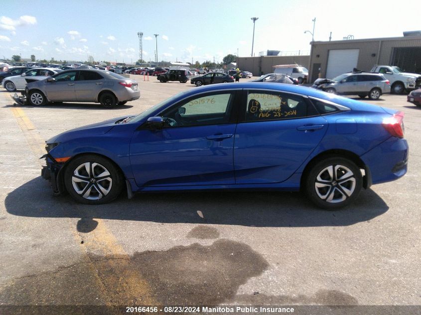 2018 Honda Civic Lx VIN: 2HGFC2F5XJH013448 Lot: 20166456