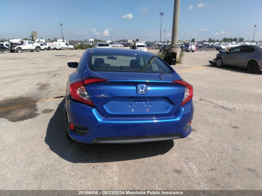 2018 Honda Civic Lx VIN: 2HGFC2F5XJH013448 Lot: 20166456