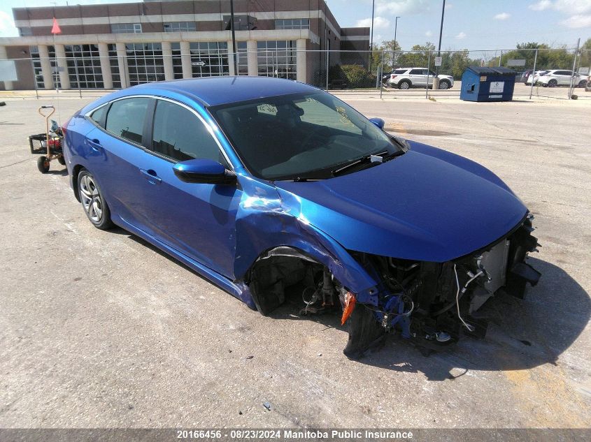 2018 Honda Civic Lx VIN: 2HGFC2F5XJH013448 Lot: 20166456