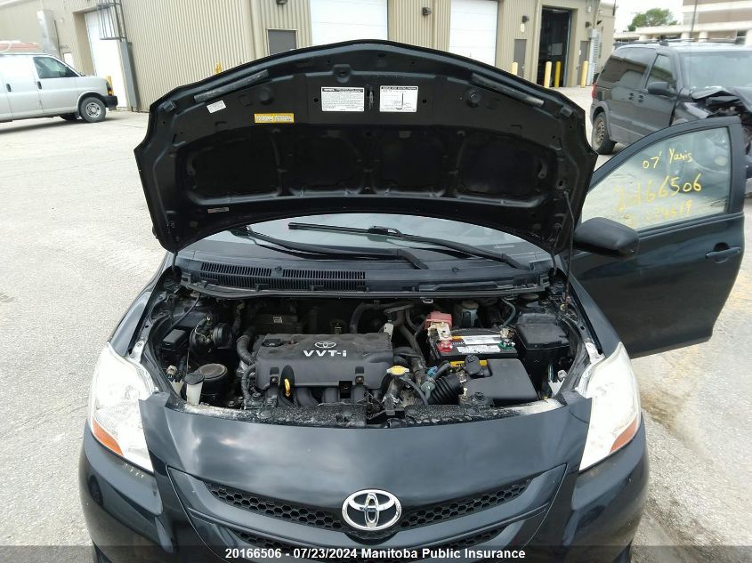 2007 Toyota Yaris VIN: JTDBT923971024619 Lot: 20166506