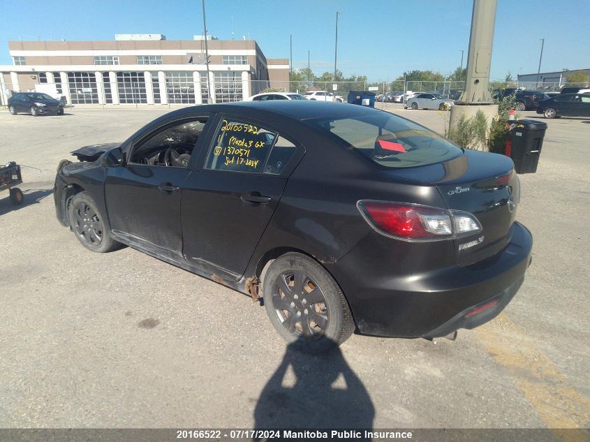 2011 Mazda Mazda3 Gx VIN: JM1BL1UF3B1370571 Lot: 20166522