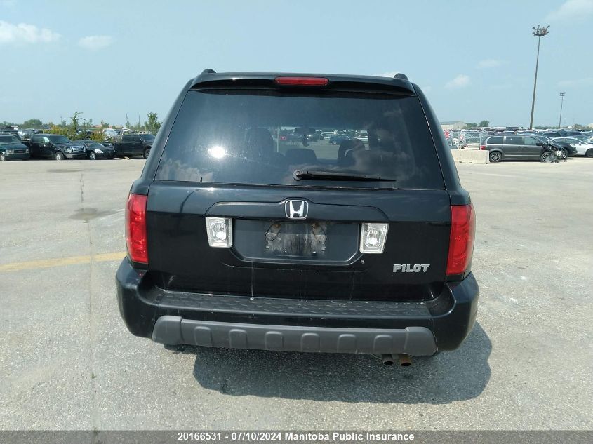 2003 Honda Pilot Ex VIN: 2HKYF18413H004399 Lot: 20166531