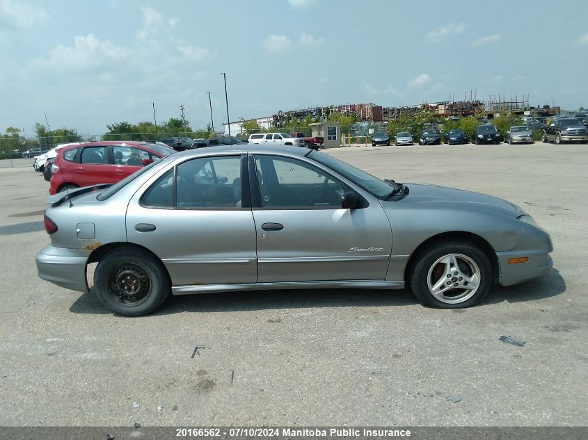 2005 Pontiac Sunfire VIN: 3G2JB52F25S199618 Lot: 20166562