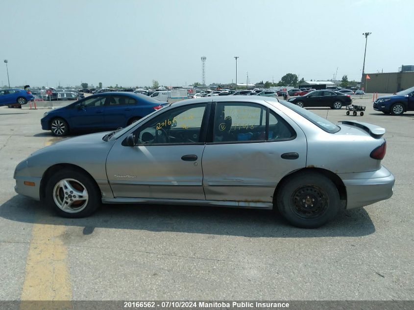 2005 Pontiac Sunfire VIN: 3G2JB52F25S199618 Lot: 20166562