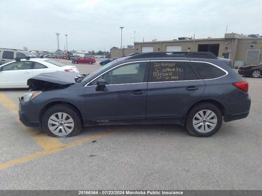 2015 Subaru Outback 2.5I Touring VIN: 4S4BSCGCXF3330025 Lot: 20166564