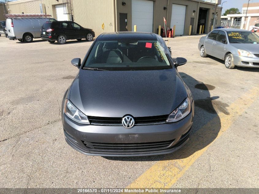 2015 Volkswagen Golf 1.8 Tsi VIN: 3VW217AU3FM095544 Lot: 20166570