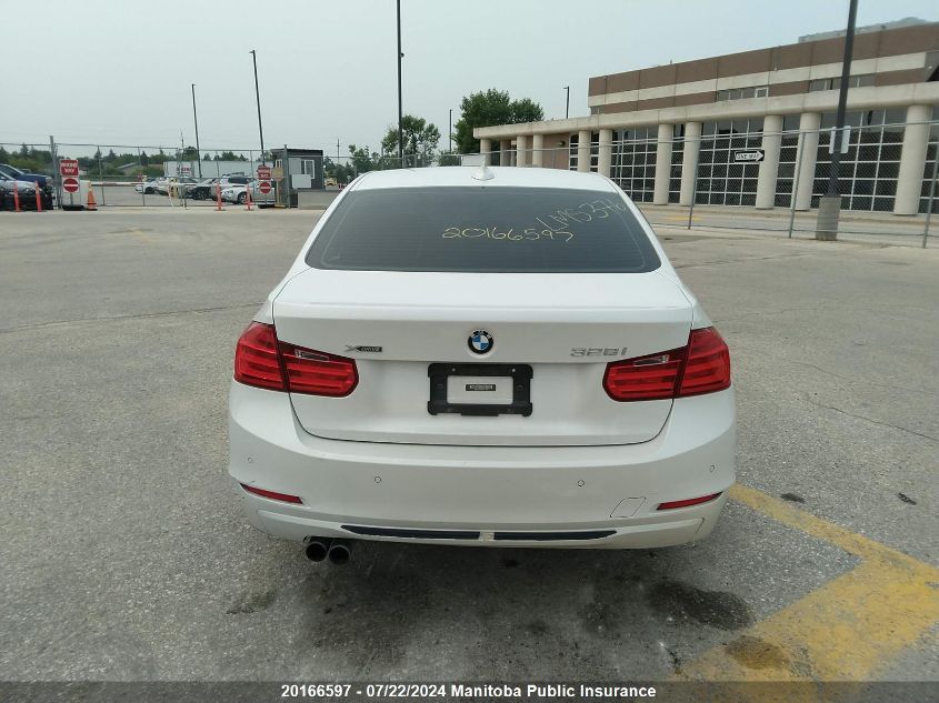 2013 BMW 328I xDrive VIN: WBA3B3C50DF531229 Lot: 20166597