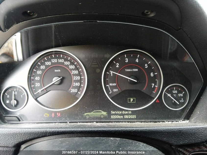 2013 BMW 328I xDrive VIN: WBA3B3C50DF531229 Lot: 20166597