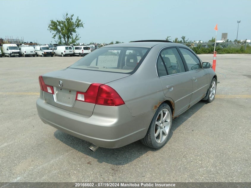 2003 Acura 1.7 El Premium VIN: 2HHES36893H000381 Lot: 20166602
