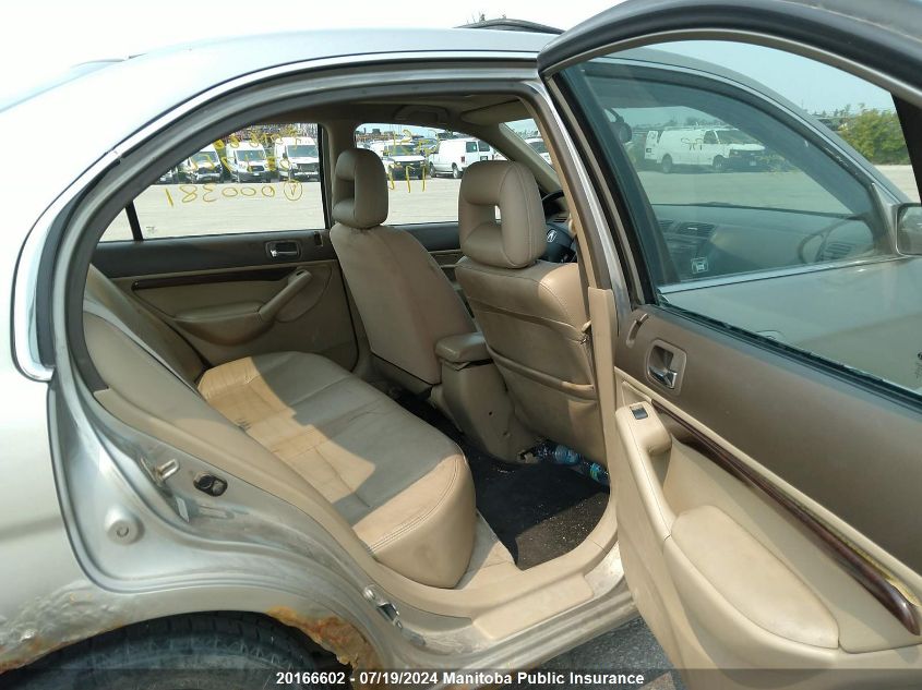 2003 Acura 1.7 El Premium VIN: 2HHES36893H000381 Lot: 20166602