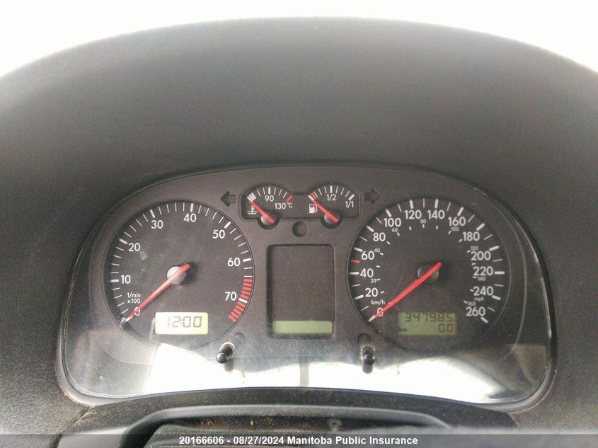 1999 Volkswagen Jetta Gls VIN: 3VWSA29M7XM034660 Lot: 20166606