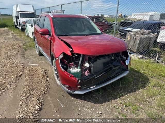 2016 Mitsubishi Outlander Se VIN: JA4JZ3AXXGZ601505 Lot: 20166625