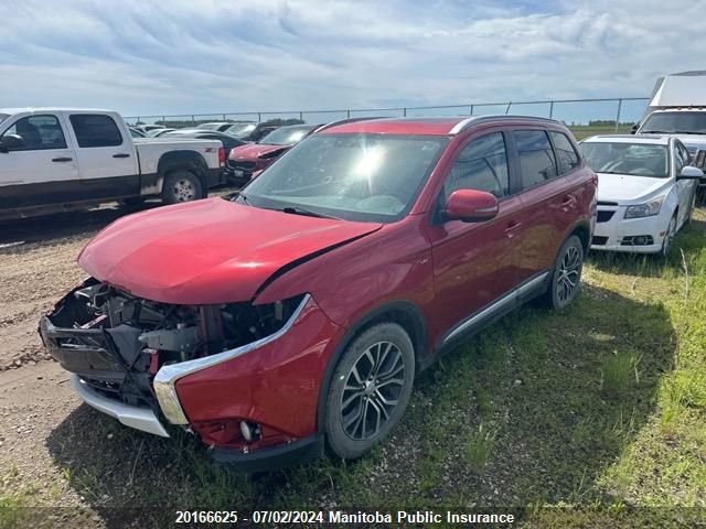 2016 Mitsubishi Outlander Se VIN: JA4JZ3AXXGZ601505 Lot: 20166625