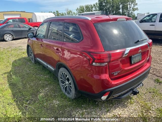 2016 Mitsubishi Outlander Se VIN: JA4JZ3AXXGZ601505 Lot: 20166625