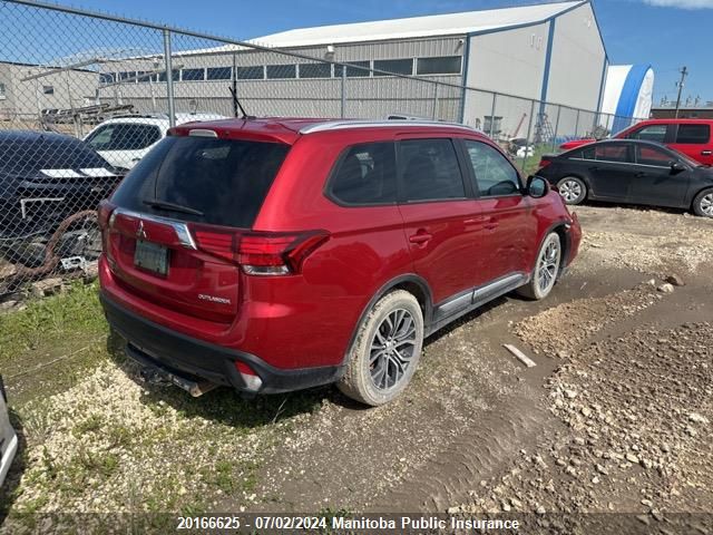 2016 Mitsubishi Outlander Se VIN: JA4JZ3AXXGZ601505 Lot: 20166625