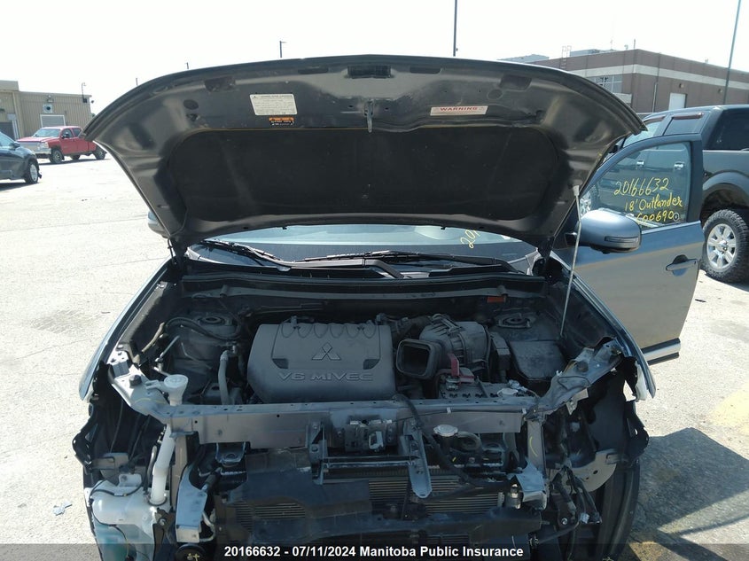 2018 Mitsubishi Outlander Gt VIN: JA4JZ4AXXJJ600690 Lot: 20166632