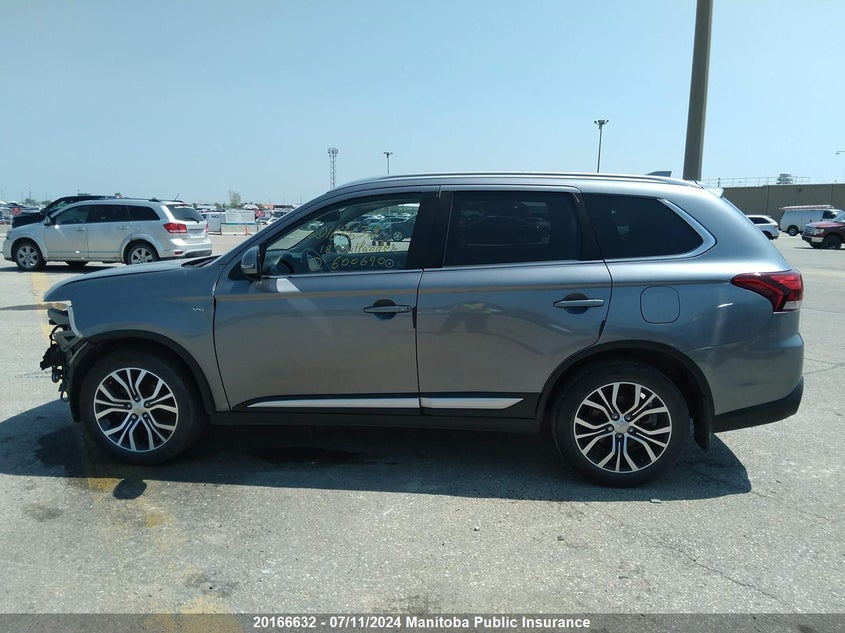 2018 Mitsubishi Outlander Gt VIN: JA4JZ4AXXJJ600690 Lot: 20166632