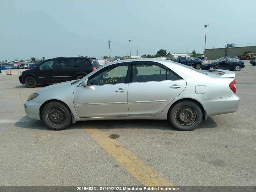 2003 Toyota Camry Se VIN: JTDBE32K030140886 Lot: 20166633