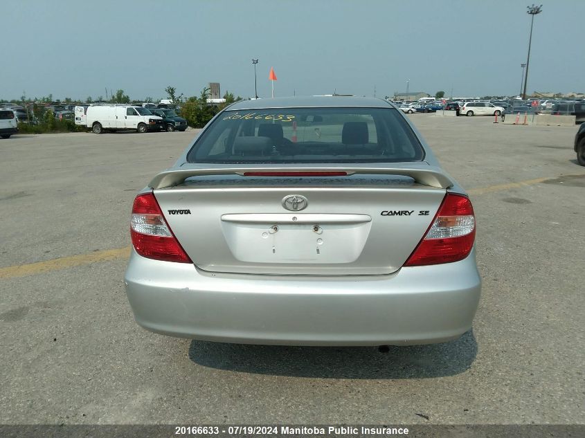 2003 Toyota Camry Se VIN: JTDBE32K030140886 Lot: 20166633