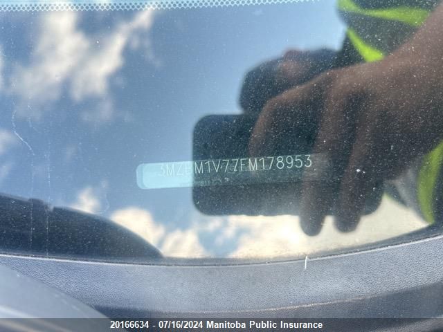 2015 Mazda Mazda3 Gs Sky VIN: 3MZBM1V77FM178953 Lot: 20166634